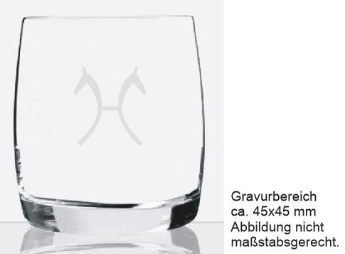Wasserglas
auch für Whisky geeignet