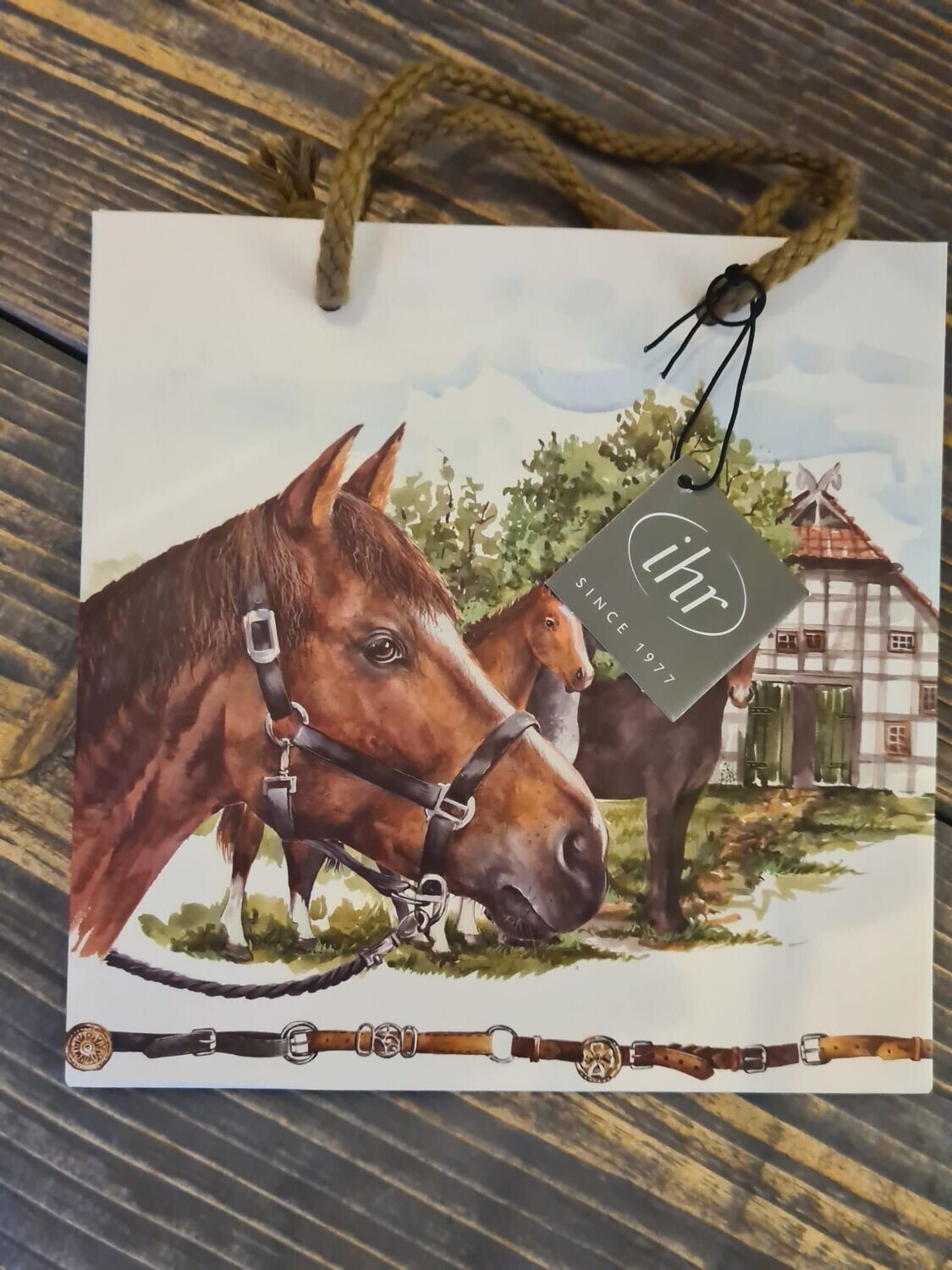 Geschenktüte "ihr"
mit Pferdemotiv