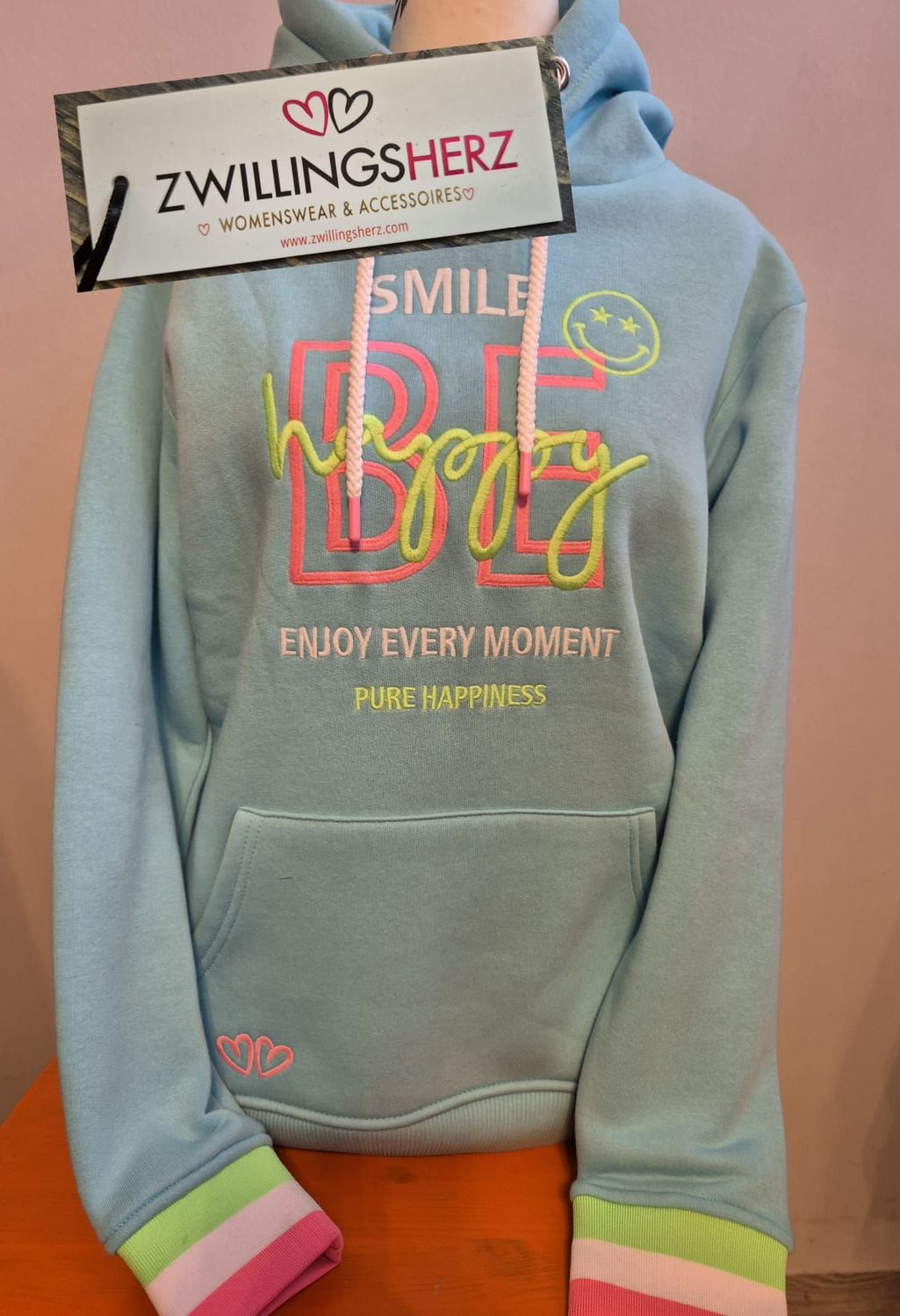 Zwillingsherz Hoodie Gr.  M