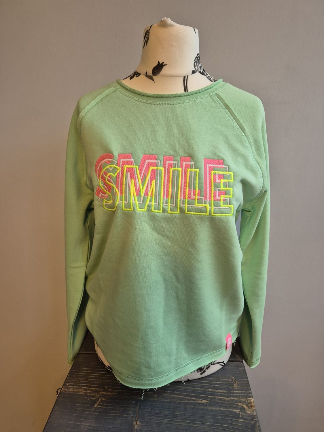 Zwillingsherz Sweathirt  "Smile" Gr. XL