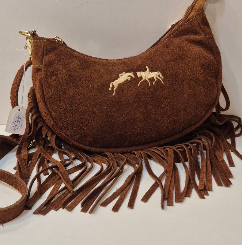 Crossbody Bag mit Fransen  "Hannoveraner Pferdchen"