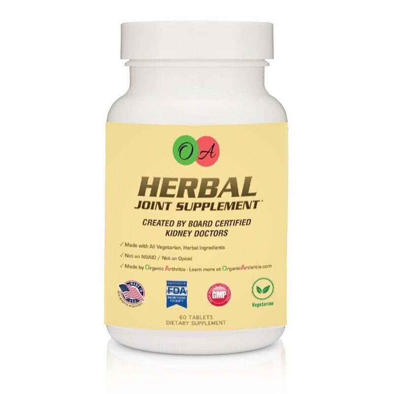 Herbal Joint Supplement -  made by Organic Arthritis