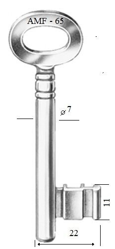 Buntbart - Schlüssel - System AMF 65