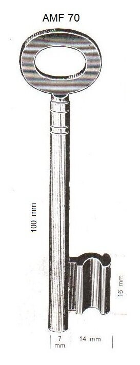 Buntbartschlüssel - System AMF 70 Buntbartschlüssel - System AMF 70