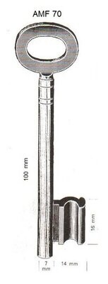 Buntbartschlüssel - System AMF 70 Buntbartschlüssel - System AMF 70