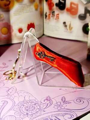 Pirouette Pops!  Red Cherub ~ Pretty Key Keyring