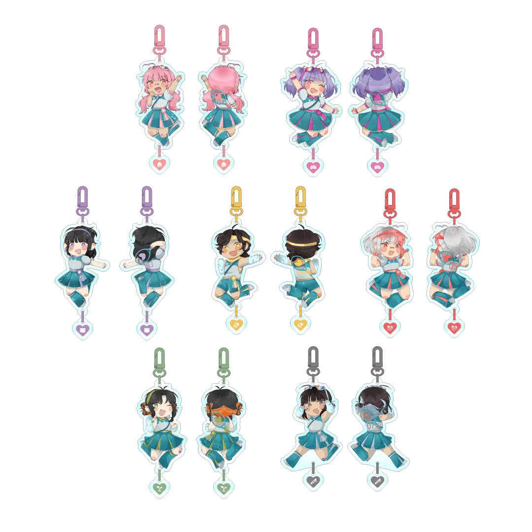 RACKETBALL Member Charms