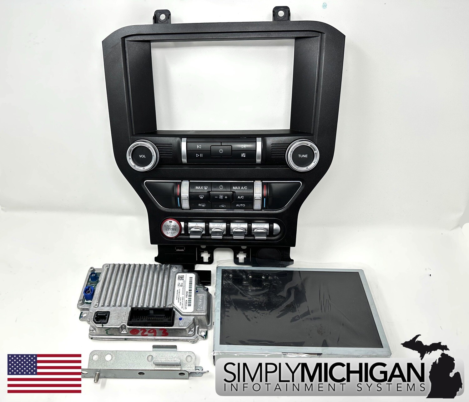 2019-2022 Mustang 4" to 8" Complete Conversion Kit - Sync 3 Upgrade with Navigation