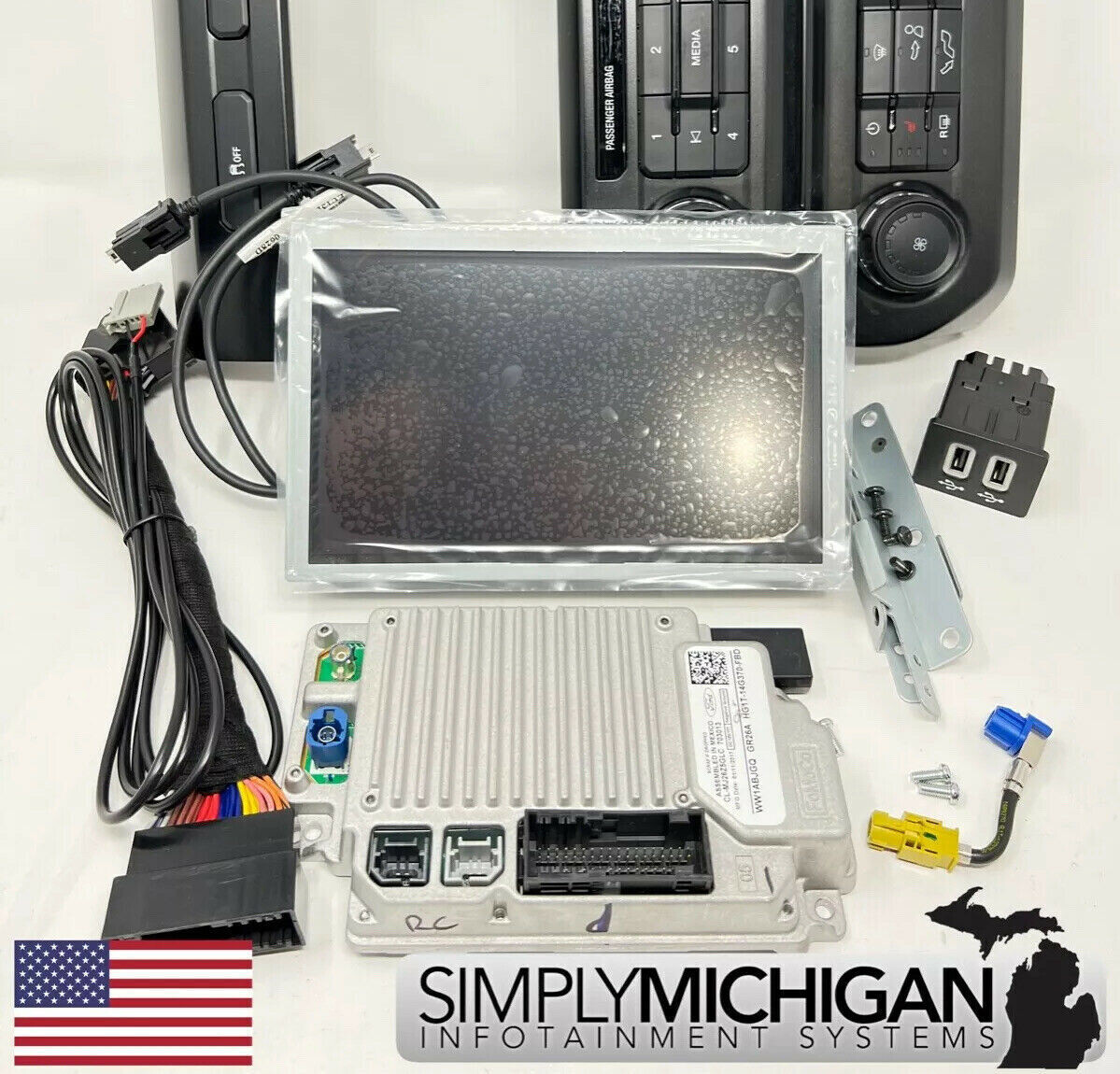 2020-2022 F-250/350 Super Duty 4" to 8" Complete Conversion Kit - Sync 3 Upgrade with Navigation