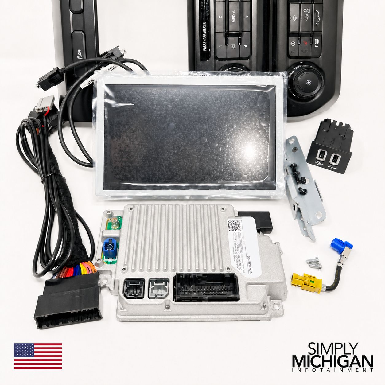 2020-2022 F-250/350 Super Duty 4" to 8" Complete Sync 3 Upgrade Kit