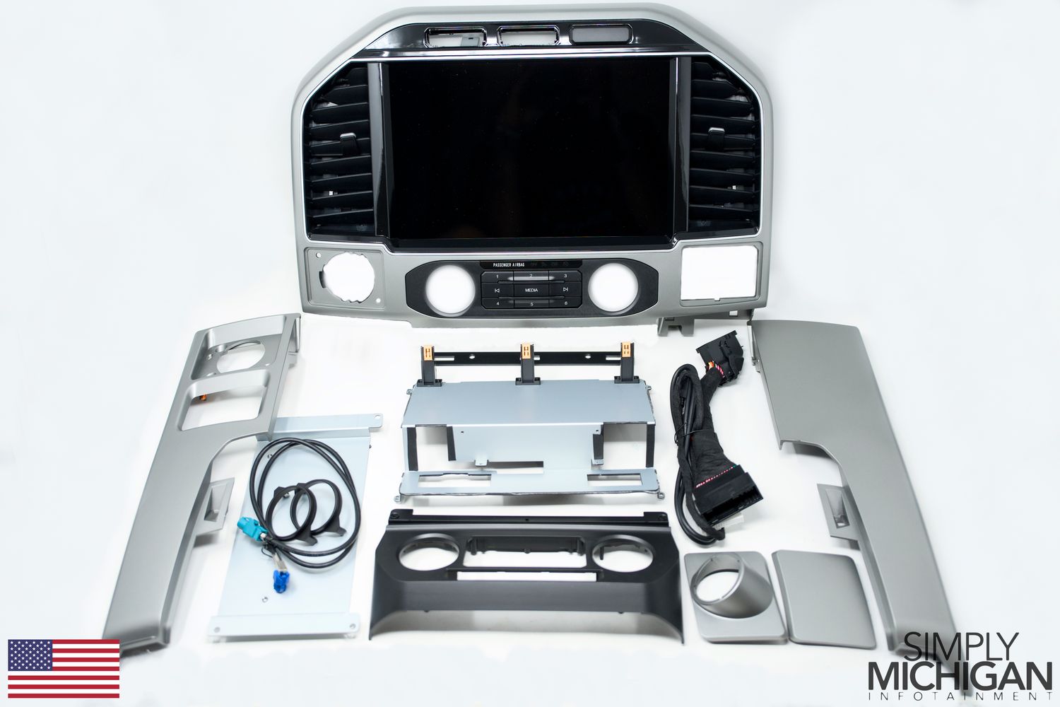 2015-2020 F-150 &amp; 2017-2022 F-250 Sync 3 8″ to 12″ OEM Style Screen Upgrade Kit