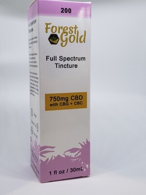 Forest Gold 200 CBD Full Spectrum Tincture
