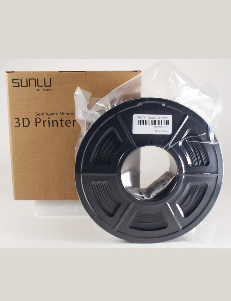 PLA+ Sunlu 1.75mm filament - NOIR