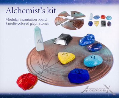 Ensemble de l&#39;alchimiste pour grandeur nature