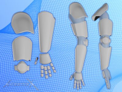 Fichier STL 3D d'armure marine spatiale (fichier numérique uniquement) Fichier STL 3D d'armure marine spatiale (fichier numérique uniquement)