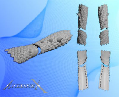 Brassards de dragon pour cosplay et fichier LARP STL (fichier numérique uniquement) Brassards de dragon pour cosplay et fichier LARP STL (fichier numérique uniquement)
