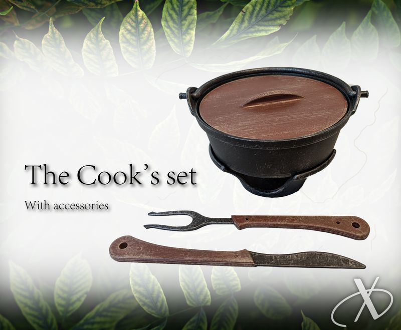 Kit de du cuisinier médiéval - grandeur nature