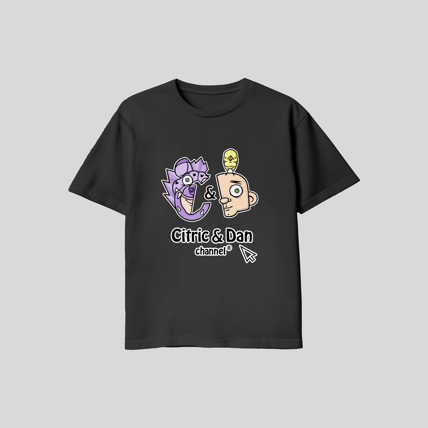 T-shirts &quot;Citric et Dan&quot; - Modèle 2 (noir ou blanc, au choix!)