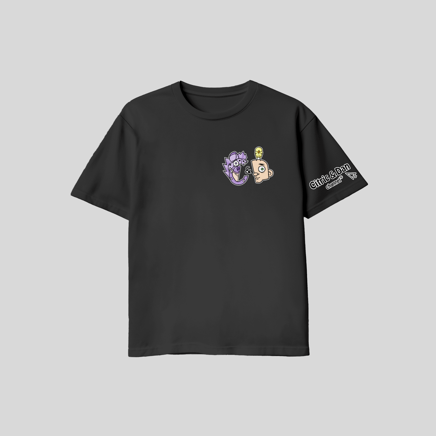 T-shirts &quot;Citric et Dan&quot; - Modèle 1 (noir ou blanc, au choix!)