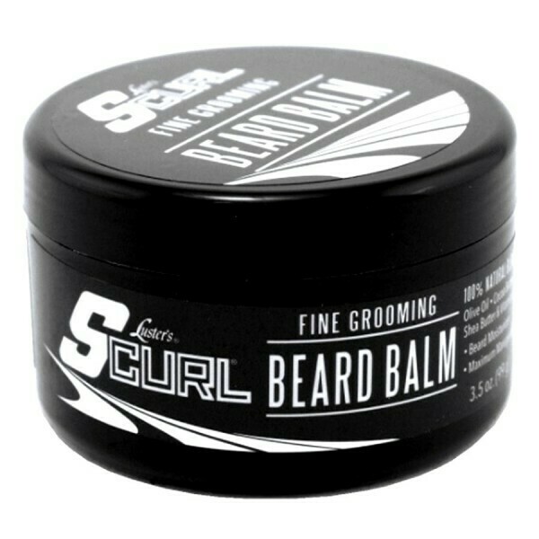 LUSTER&#39;S S-CURL FINE GROOMING BEARD BALM 3.5oz