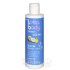 Lottabody Coconut &amp; Shea Oils Sleek Me Blowout Lotion 8oz