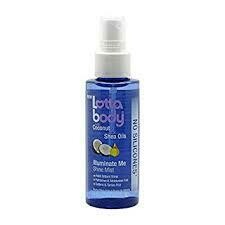 Lottabody Coconut &amp; Shea Oils Illuminate Me Shine Mist 4oz