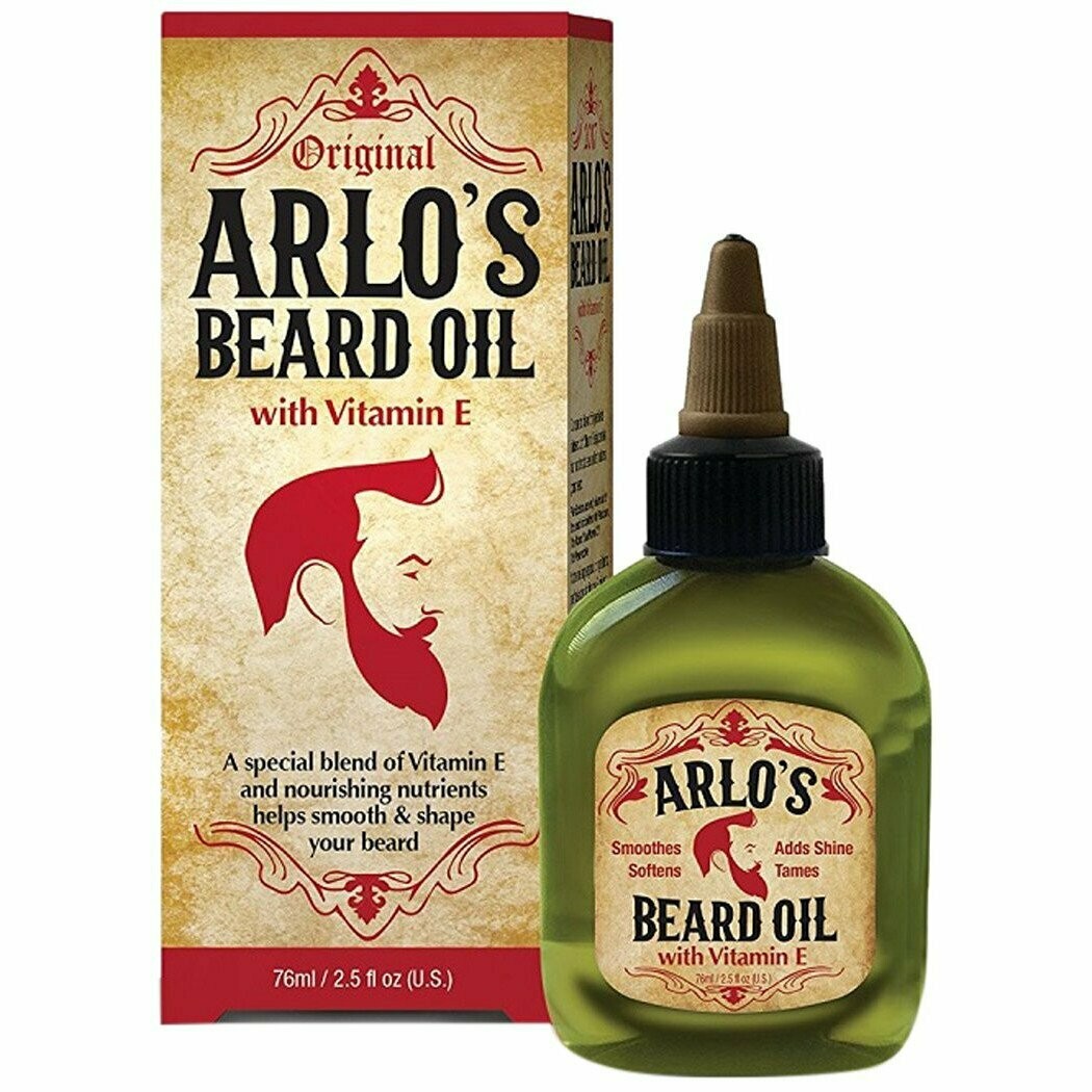 Arlo's 99% Natural Beard Oil With Vitamin E Oil 2.5oz