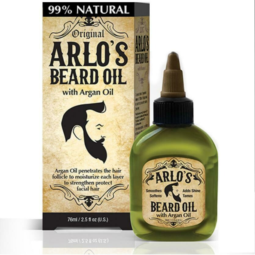 Arlo&#39;s 99% Natural Beard Oil With Argan Oil 2.5oz