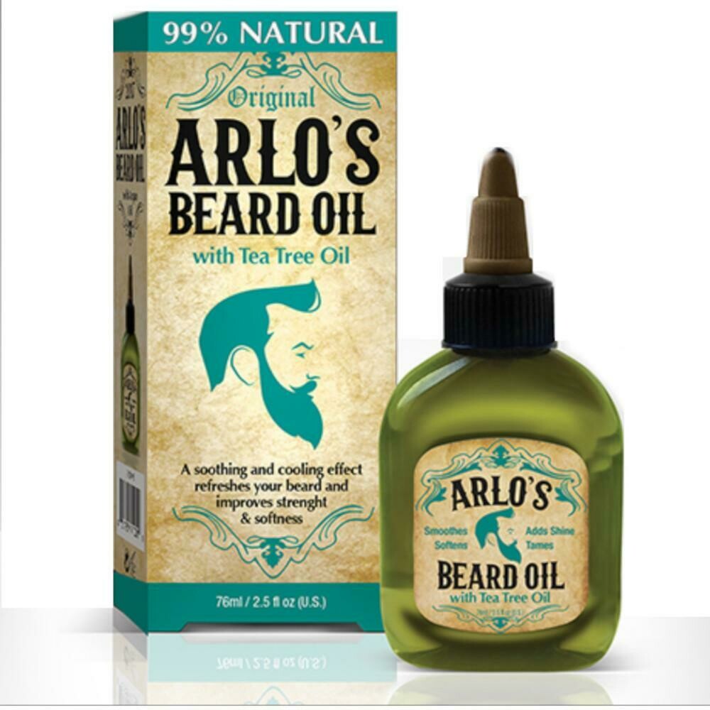 Arlo's 99% Natural Beard Oil With Tea Tree Oil 2.5oz