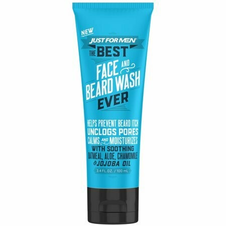 JUST FOR MEN THE BEST FACE AND BEARD WASH 3.4oz