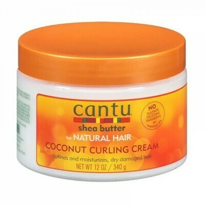 CANTU SHEA BUTTER FOR NATURAL HAIR COCONUT CURLING CREAM 12oz