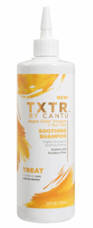 CANTU TXTR TREAT APPLE CIDER VINEGAR + TEA TREE SOOTHING SHAMPOO 16oz