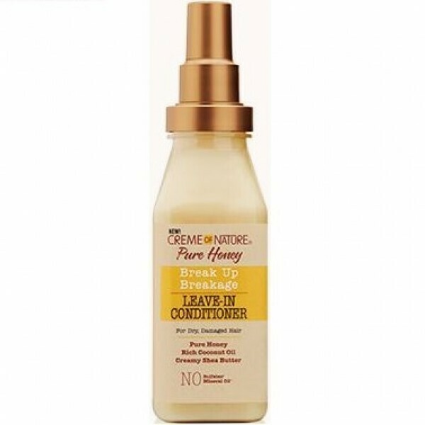 CREME OF NATURE PURE HONEY BREAK UP BREAKAGE LEAVE-IN CONDITIONER 8oz