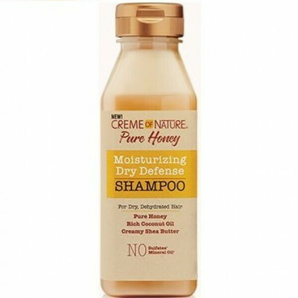 CREME OF NATURE PURE HONEY MOISTURIZING DRY DEFENSE SHAMPOO 12oz