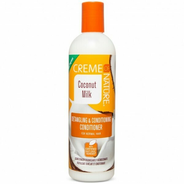 CREME OF NATURE COCONUT MILK DETANGLING &amp; CONDITIONING CONDITIONER 12oz