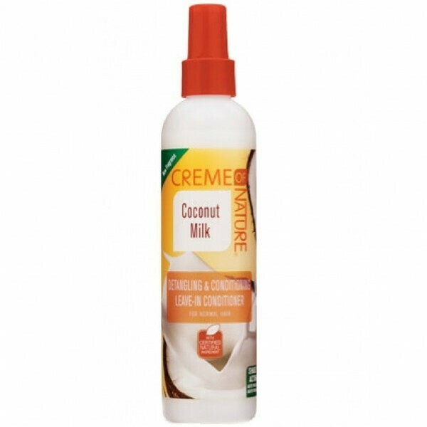 CREME OF NATURE COCONUT MILK DETANGLING &amp; CONDITIONING LEAVE-IN CONDITIONER 8.45oz