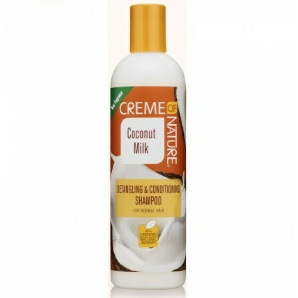 CREME OF NATURE COCONUT MILK DETANGLING &amp; CONDITIONING SHAMPOO 12oz