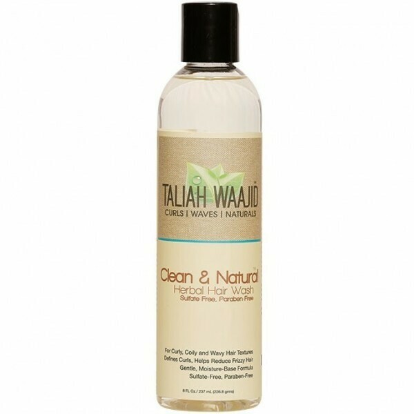 TALIAH WAAJID CURLS,WAVES &amp; NATURALS CLEAN &amp; NATURAL HERBAL HAIR WASH 8oz