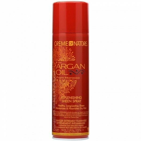 CREME OF NATURE ARGAN OIL REPLENISHING SHEEN SPRAY 16oz