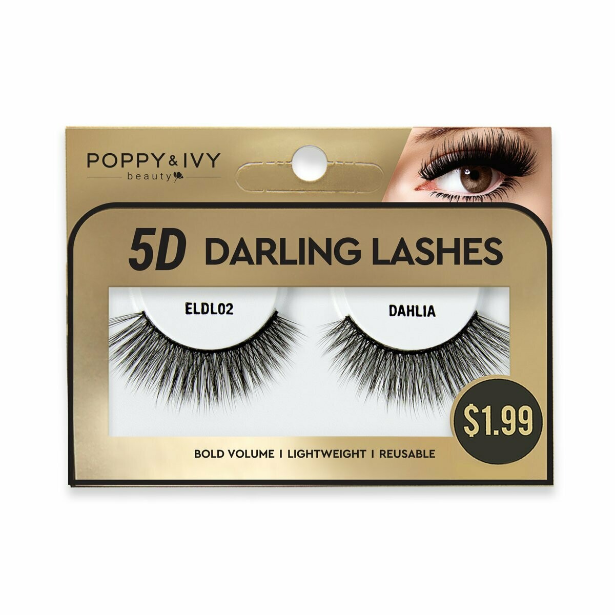 ABSOLUTE 5D DARLING LASHES ELDL02 - DAHLIA