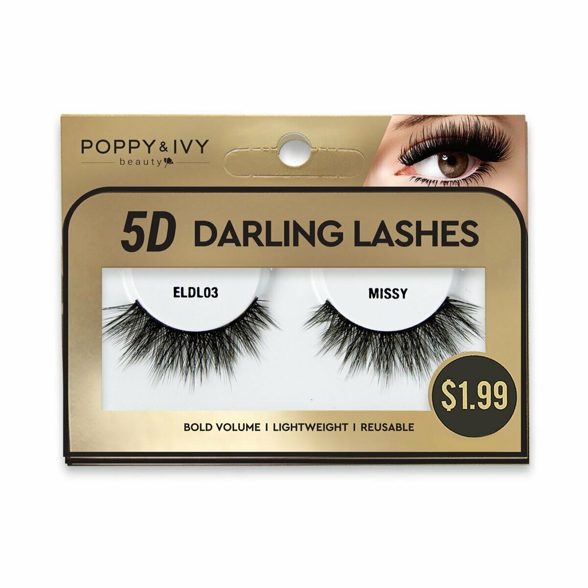 ABSOLUTE 5D DARLING LASHES ELDL03 - MISSY