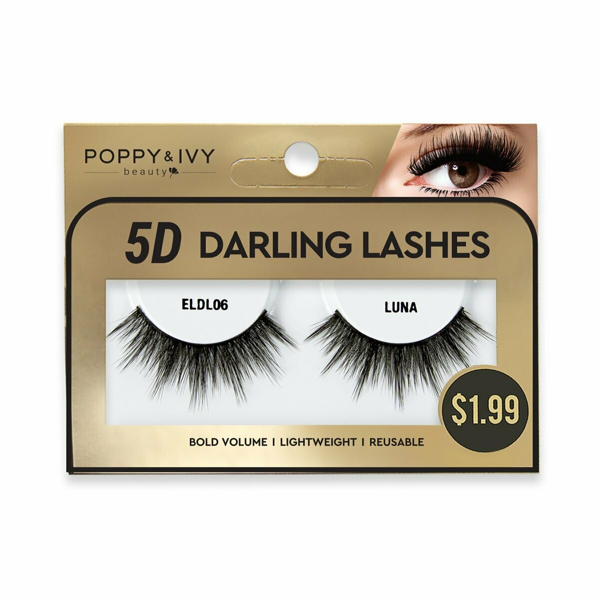 ABSOLUTE 5D DARLING LASHES ELDL06 - LUNA
