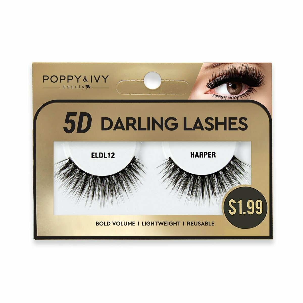 ABSOLUTE 5D DARLING LASHES ELDL12 - HARPER