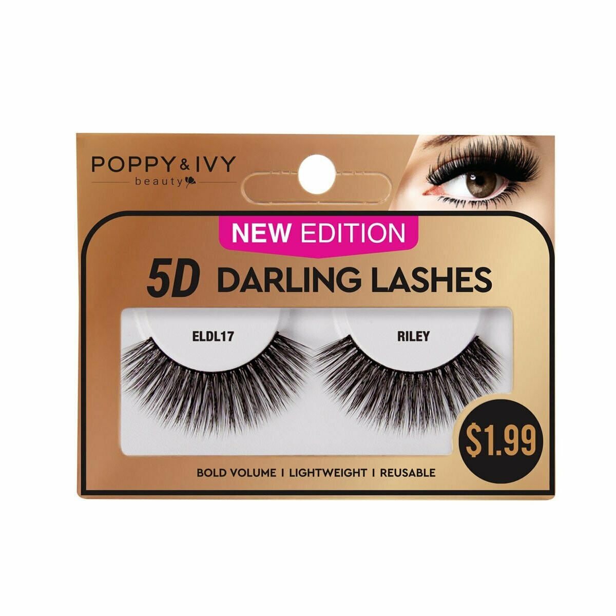 ABSOLUTE 5D DARLING LASHES ELDL17 - RILEY