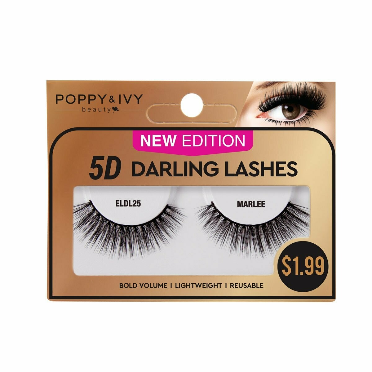 ABSOLUTE 5D DARLING LASHES ELDL25 - MARLEE