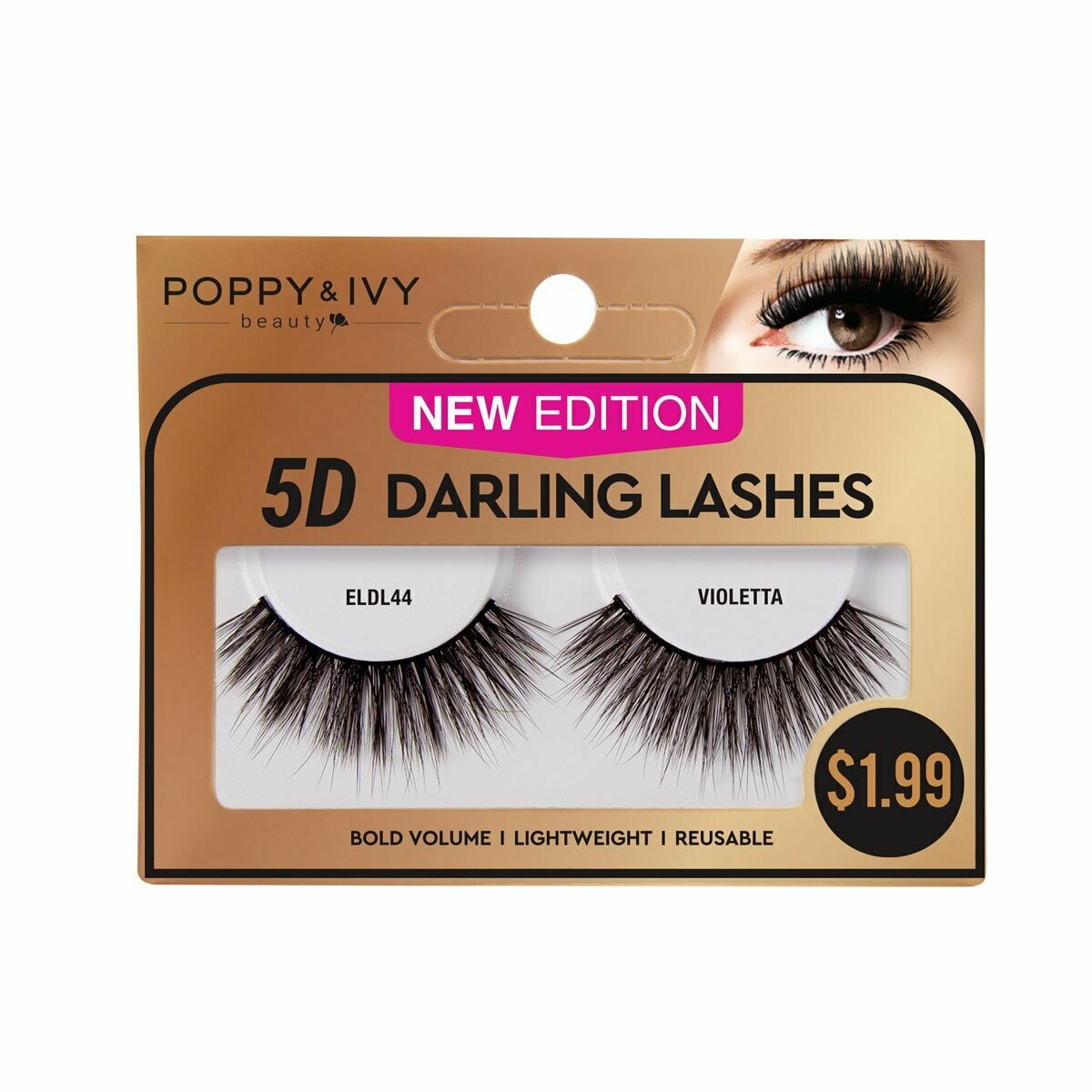 ABSOLUTE 5D DARLING LASHES ELDL44 - VIOLETTA