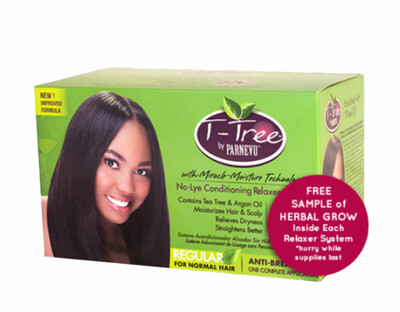 PARNEVU T-TREE NO LYE CONDITIONING RELAXER KIT - REGULAR