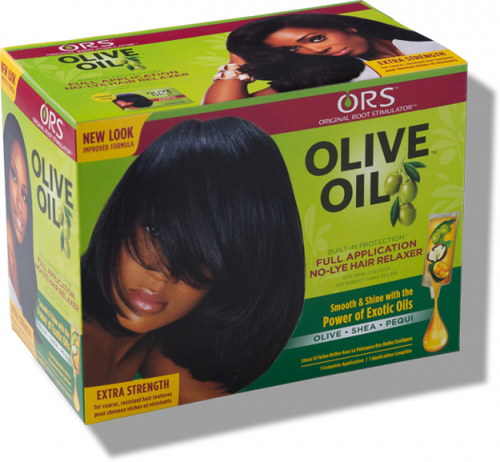 ORS Olive Oil Built-In Protection Full Application No-Lye Hair Relaxer Extra Strength - 1 Application