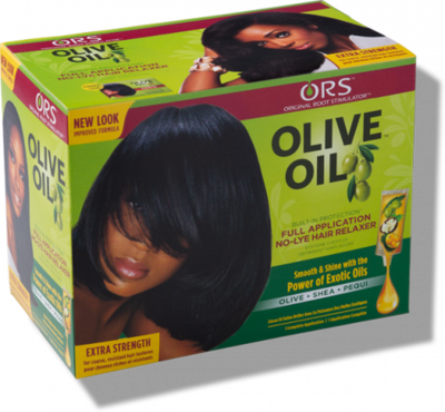 ORS Olive Oil Built-In Protection Full Application No-Lye Hair Relaxer Extra Strength - 1 Application