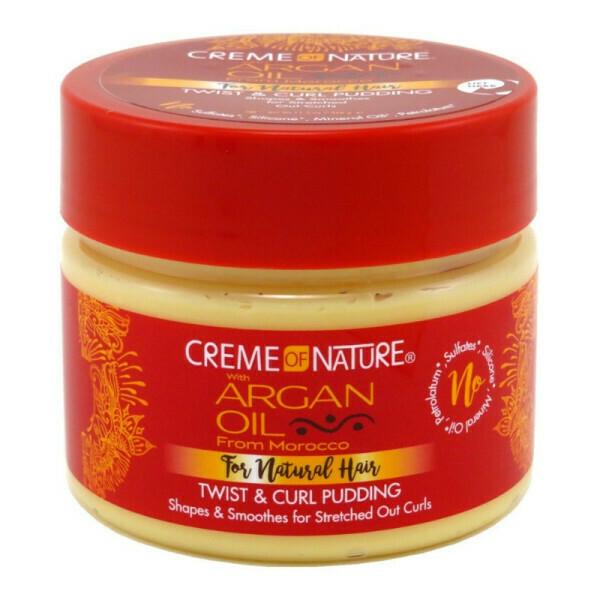 CREME OF NATURE ARGAN OIL FOR NATURAL HAIR TWIST &amp; CURL PUDDING 11.5oz